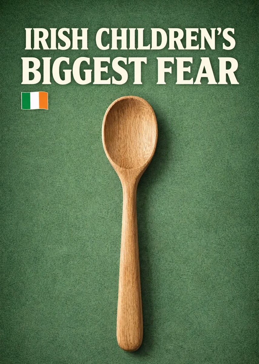 ThisIsIreland3's tweet image. Every Irish child knows…
This didn’t even need an explanation 😭

One look and you were suddenly behaving like an angel.
If you grew up in an Irish house, this unlocked a core memory 😲😂🇮🇪

#IrishLove #Ireland #Irishmammy #Irish