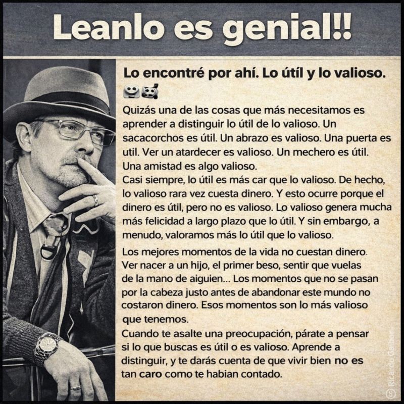 ¿Estás construyendo una carrera útil o una carrera valiosa?

¿Qué es lo más "valioso" que has conseguido en tu carrera que no se puede comprar con dinero?

FORTES abrazo 🫂

#Reflexión #CrecimientoProfesional #Liderazgo #Propósito #Éxito