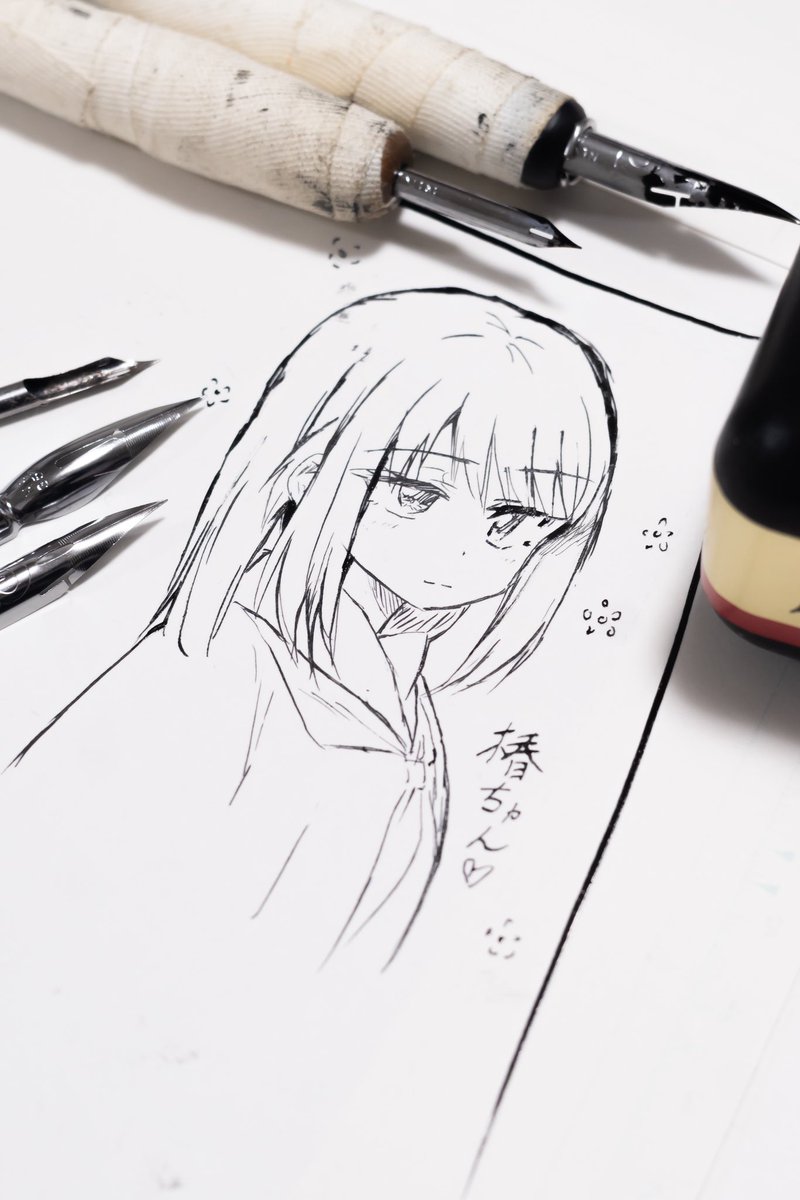 アナログイラストも気持ち込められている感じがあって好きです！💪