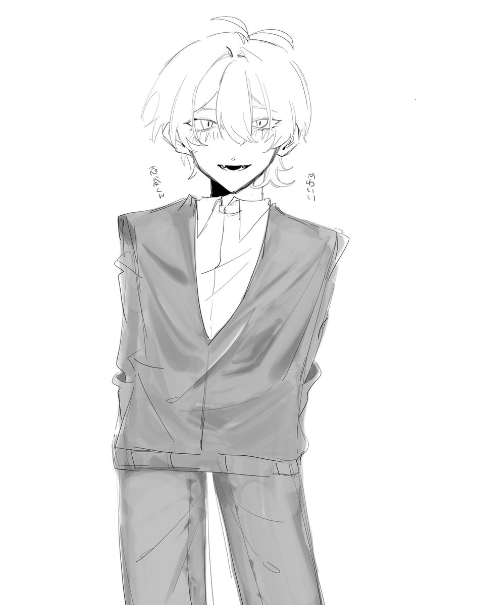 Cherry4s13's tweet photo. あげてなかった落描き https://t.co/h2R9Y6sc1r
