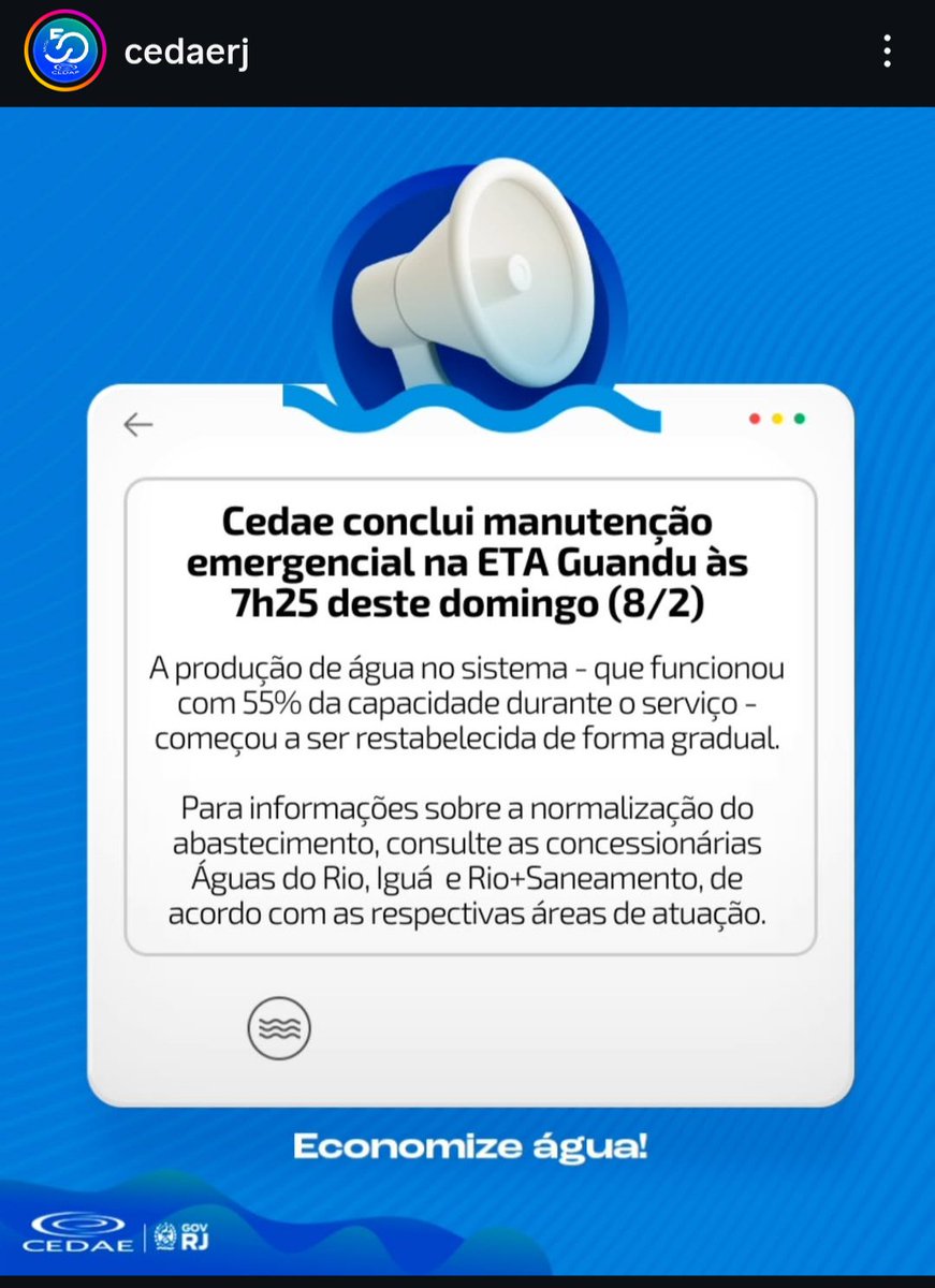 LanderCarlos's tweet photo. @claudiocastroRJ vai privatizar o que restou da @CedaeRJ ? Vamos ficar um mês sem água. https://t.co/pUGCvW561U