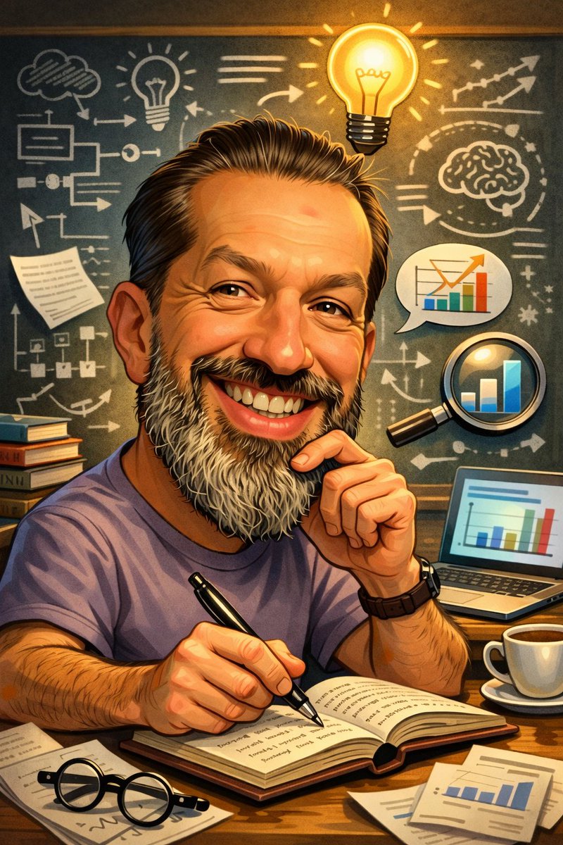 Похож

Чат ГПТ, промпт:

hey chat, create a caricature of me and my job based on everything you know about me