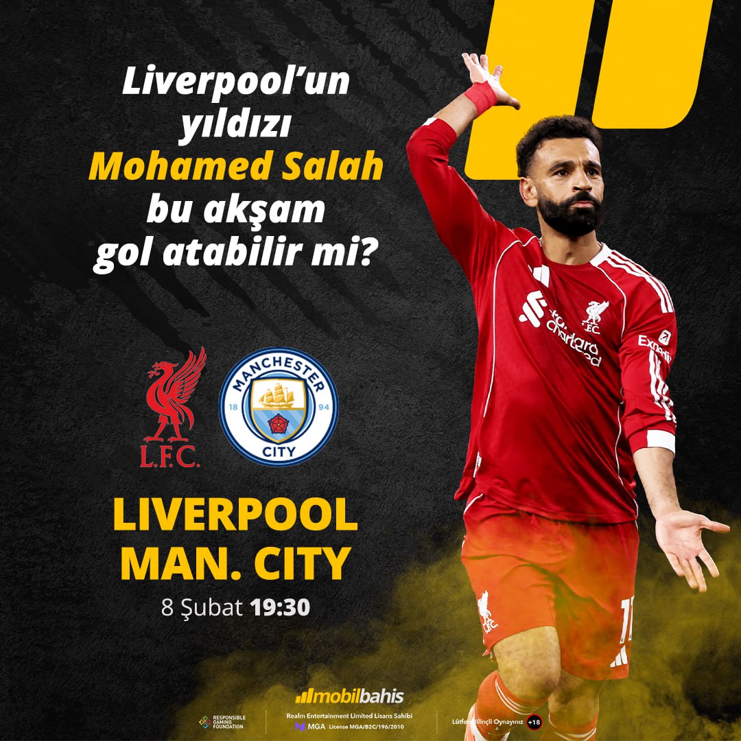 ⚔️ Premier League’de nefes kesen randevu! Liverpool, Manchester City karşısında sahaya çıkıyor; Salah fileleri sarsar mı? Mobilbahis farkıyla deneyimle.
#bahis #iddaa #mobilbahis 

Güncel giriş: zaplylink.com/_sx8GKVwUQot4D… .