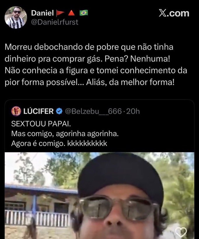 Esquerdista com a camisa do Galo, comemorando morte...

Faz esse lixo ficar famoso