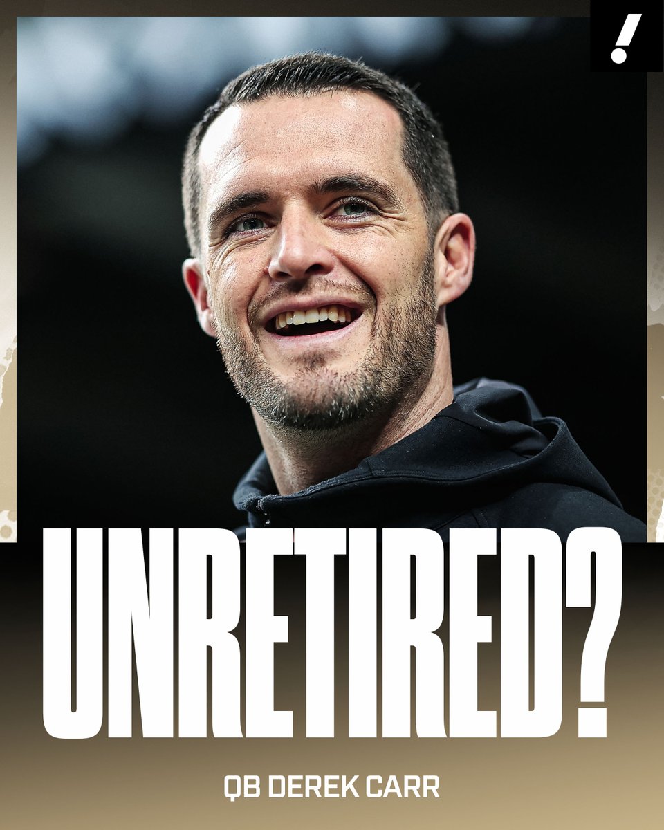 YahooSports's tweet image. Derek Carr could unretire for the "right situation and coaching staff," per @RapSheet.

Carr, 34, retired last May due to a labral tear in his shoulder and damage to his rotator cuff. The Saints still hold Carr's rights.