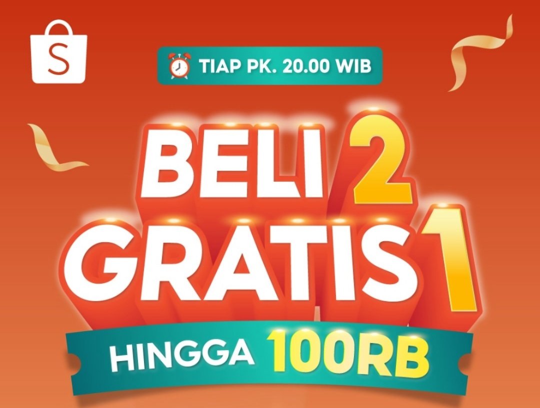 SUDAH MULAI DISKON 33%‼️

Diskon 33% maksimal Rp100.000
⏰ Jam 20:00 WIB 
📌 Biasanya habis dalam 1 jam

• Syaratnya beli 3 produk, bisa beda beda toko
• Khusus produk bertanda Promo Xtra, biar gampang cari dari halaman ini 👇🏻
s.shopee.co.id/1gCv52p7mi
