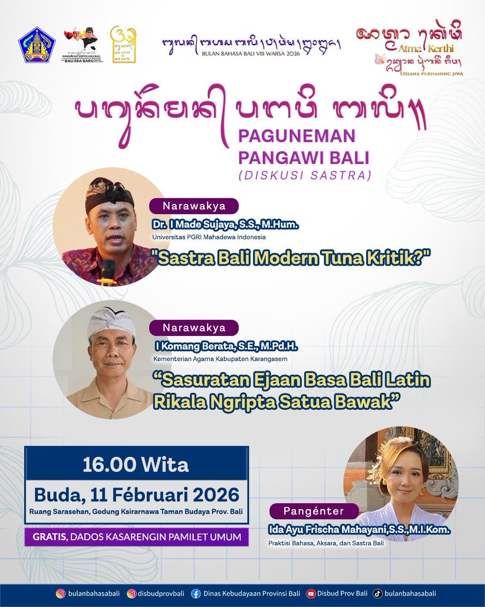 Malih tigang raina
Bin telun
Tiga hari yang akan datang