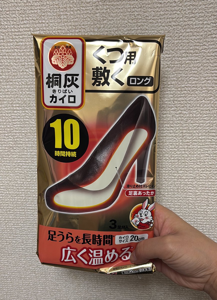 まーこ的本日のMOM
足カイロ（中敷きタイプ）🏅

あなたのおかげでエルサになれました👧❄️