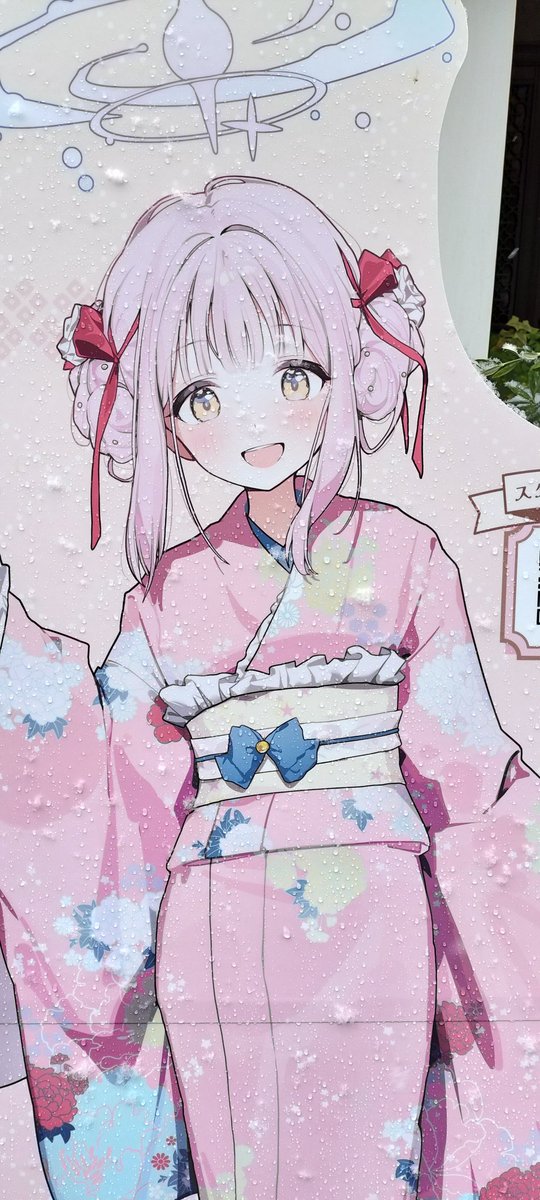 雪のブルアカの浅草さんぽで撮ったパネルの一部です。👍✨ ミカと