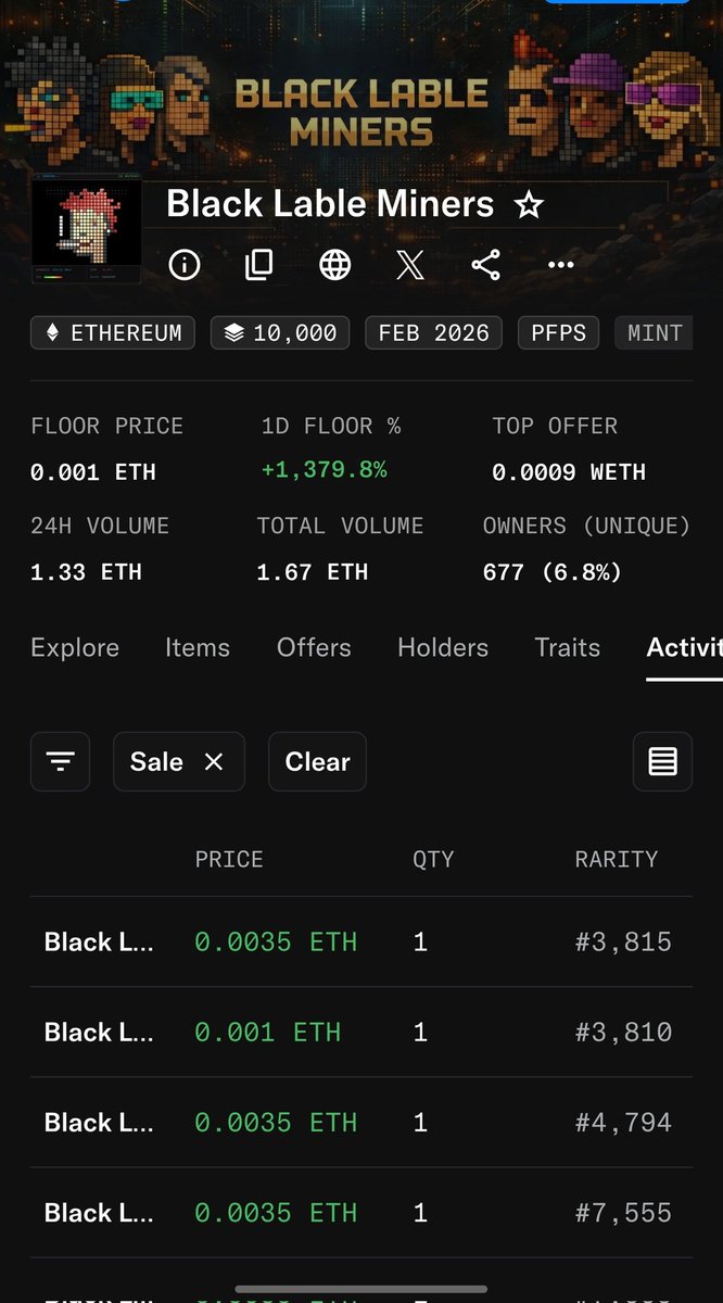 I cooked again 

$0.06 to $2 
Can we run this up to 👀