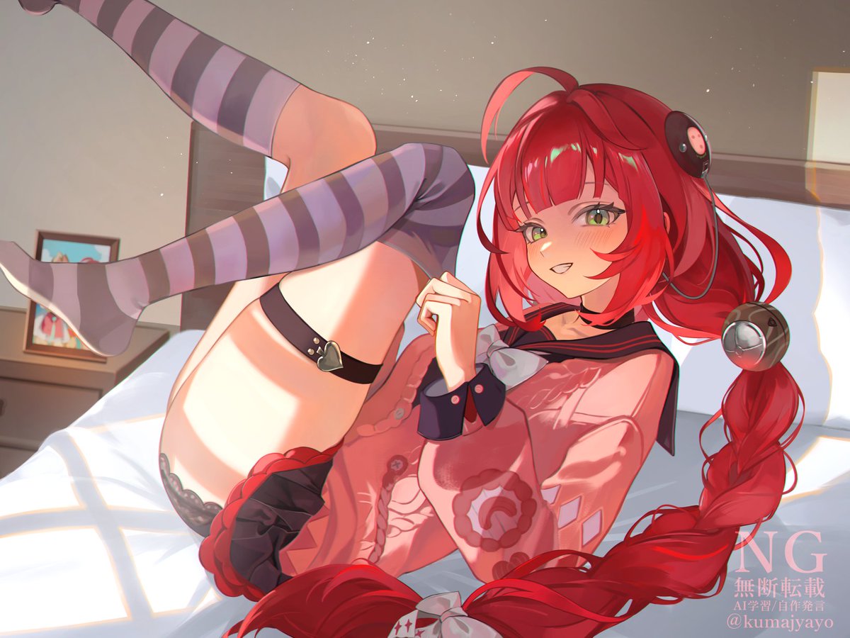 柚葉でニーハイの日！🧦
#浮波柚葉 #Yuzuha