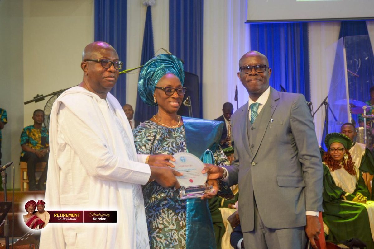 Today we presented gifts to Rev. Kayode Ilupeju to celebrate his selfless service at Good News Baptist Church. A faithful shepherd deserves a joyful send-forth! We love you, Sir. ⛪❤️

#GiftPresentation #RevKayodeIlupeju #GNBC #Retirement