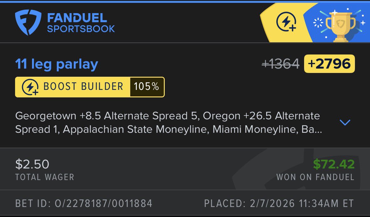 NoCleanSocks's tweet photo. @BTBSupport @JPWVOH @WagerWinnerBets There was never any doubt!!!!! 🙌🏻 🙌🏻 https://t.co/d9GopnmYiW