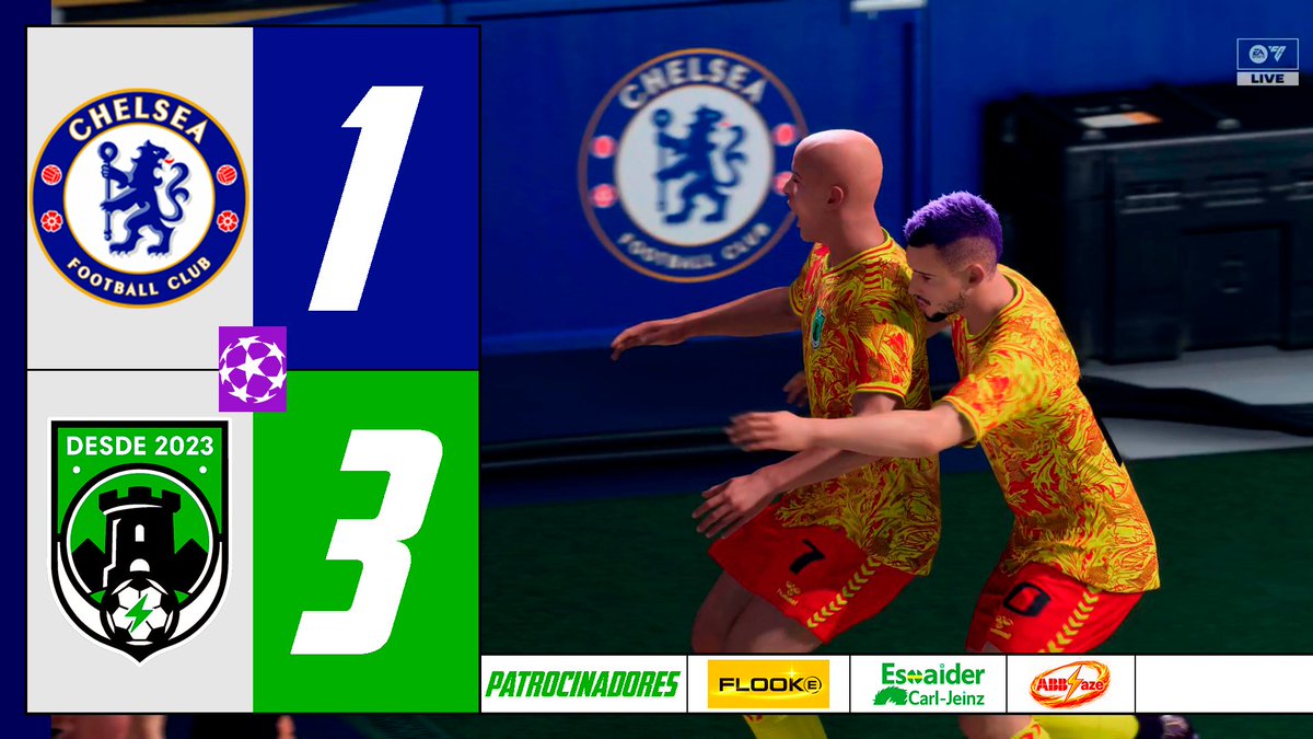 ByTSA_FC's tweet photo. Buena victoria vs @ChelseaFC_Sp

Empezamos bien los 4s de la #Champions con una gran actuación en su estadio

Estuvimos pegajosos en defensa para no dejarles hacer su juego

En ataque nuestras combinaciones rápidas les hicieron mucho daño y es como encontramos los huecos

#FC26 https://t.co/PYPGv70wS7