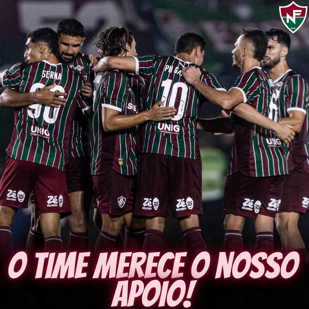 NasceOflu's tweet photo. Espero, do fundo do coração, que a torcida consiga diferenciar as coisas.

Fico revoltado com muitas decisões da diretoria, cobro quando é preciso cobrar, porém apoio, acima de tudo, o Fluminense Football Club. Além disso, esses jogadores vêm mostrando um bom futebol há meses.

O Fluminense, como mandante, está com 13 vitórias consecutivas. Estamos na Libertadores e precisamos mostrar SINERGIA com o ELENCO!

Vamos continuar cobrando reforços, principalmente um atacante e um ZAGUEIRO, que são indiscutíveis neste momento, mas vamos APOIAR e CHEGAR JUNTOS COM O TIME!

Hoje já é um jogo que vale taça, mesmo que seja simbólica esportivamente; porém, financeiramente, o Fluminense já garante R$ 1 milhão. E, na quinta-feira, temos mais um clássico, com força máxima de ambos os lados.

VAMOS JUNTOS BRIGAR PELOS TÍTULOS! 🇭🇺