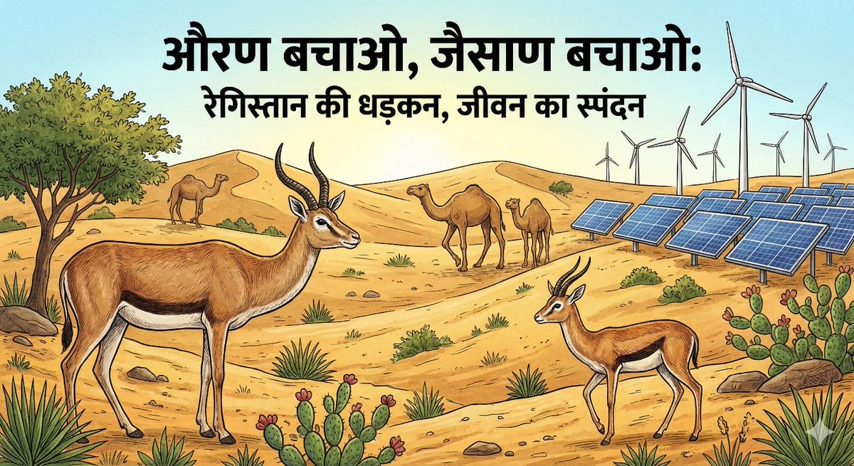 mrharisolanki's tweet photo. ओरण में हर पेड़, हर शाखा हमारे पूर्वजों की परंपरा का प्रतीक है। 
आओ पूर्वजों के बलिदान को नष्ट होने से बचाएं।

#ओरण_बचाओ_जैसाण_बचाओ https://t.co/cnRdhKovoS