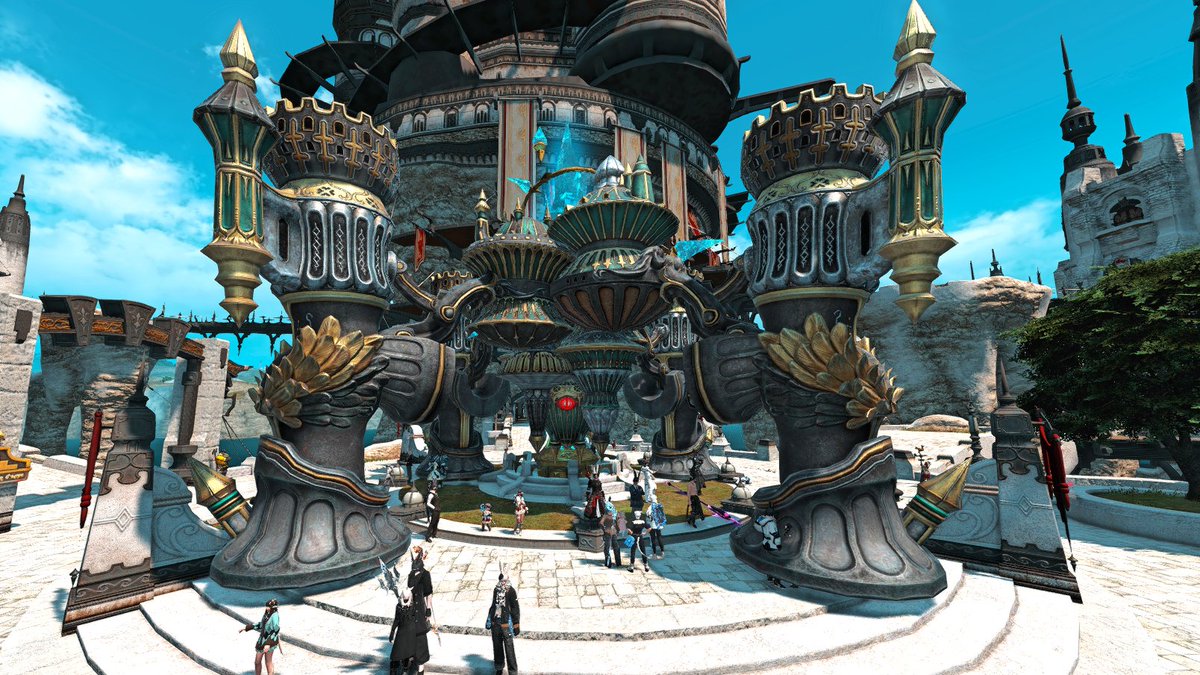 Liangyyu's tweet image. just arrived in jenova limsa to show these bun boys what a REAL manipulator looks like