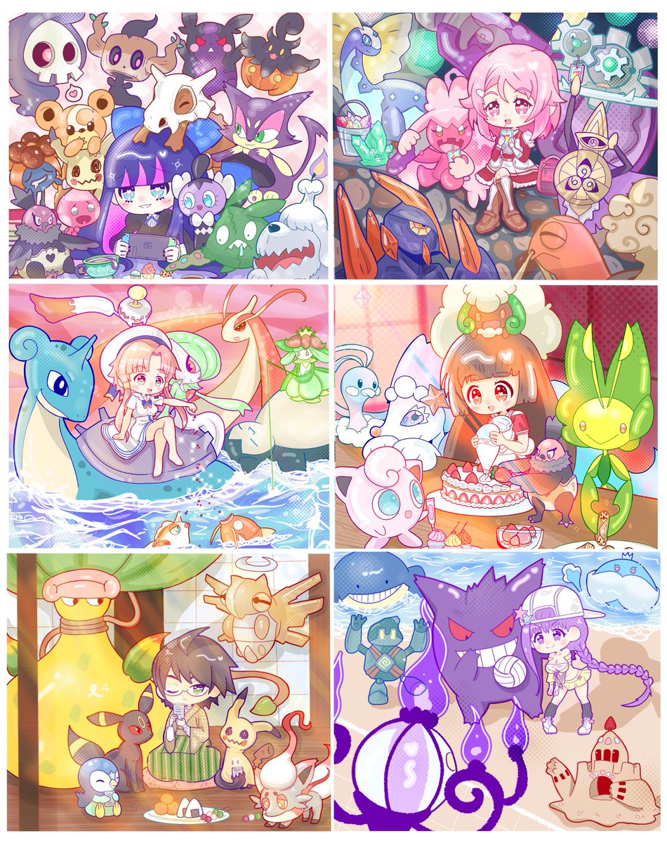 Want to do an art raffle because I’m thankful to God that my cat Flip is ok! 🐱💕

Custom Character with a full Pokémon team illustration! 

Winner will be drawn on Valentines Day! 

💕Like &amp; RT to enter 
💕FUB free! 
💕Comment your team for extra entry! 
🥳