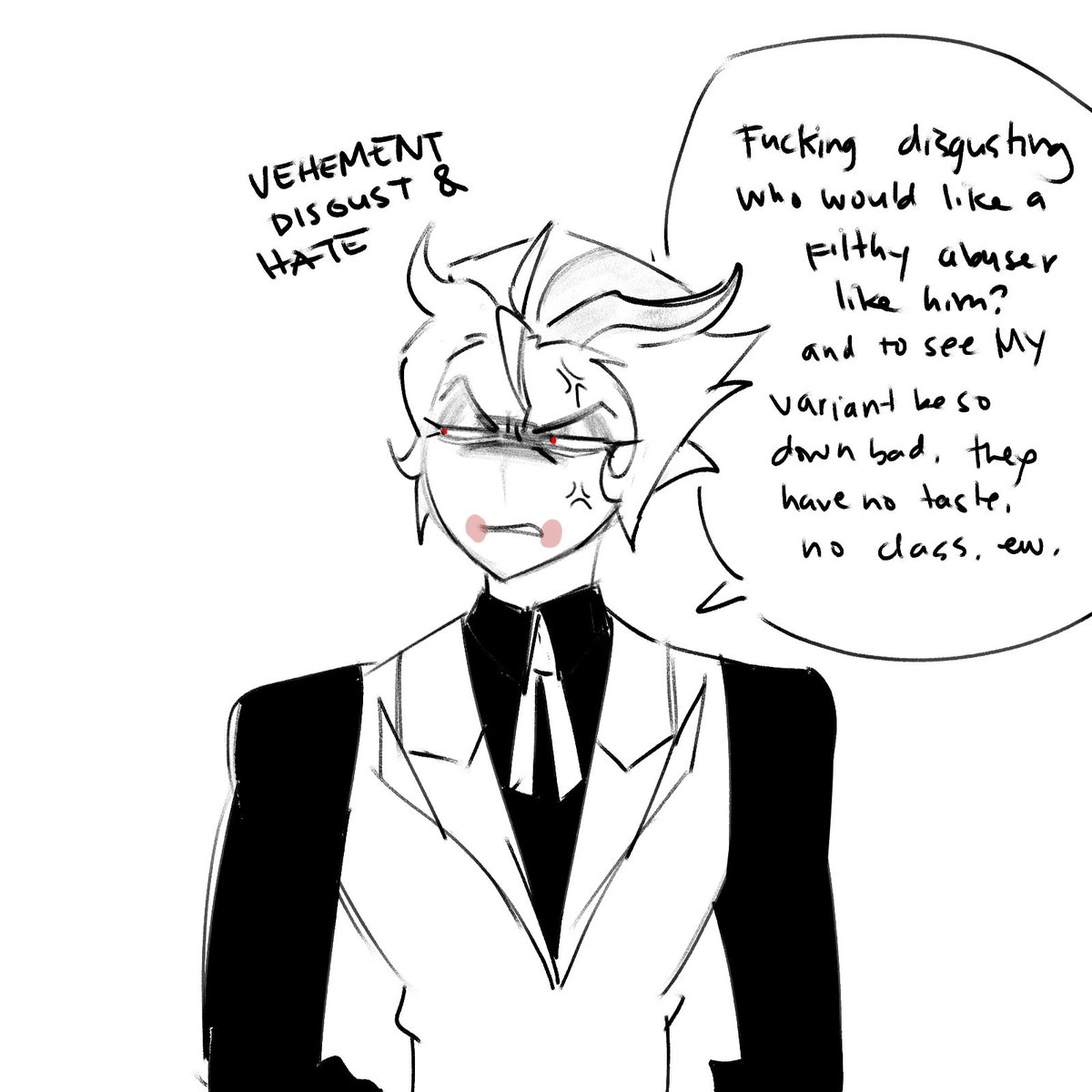 Unfinished Role!Lucifer meeting his variants and seeing how different they are ( put your version of Luci beside him in the first image! )

UR!Luci is a hater and hates Adam😂 he will never understand nor get along with his Variants.

#hazbinhotel #hazbinhotellucifer