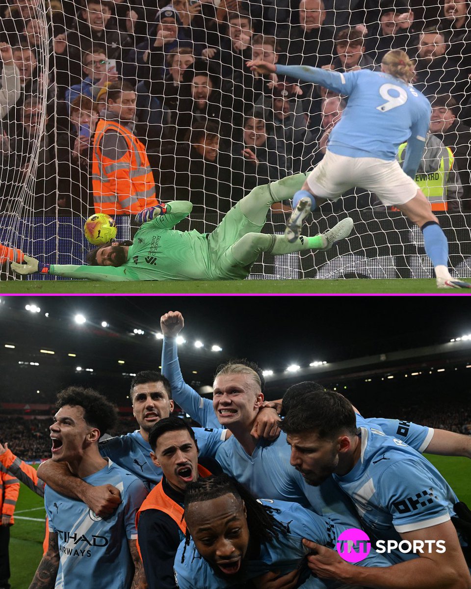 THE TITLE RACE IS STILL ON 👀

An insane ending to the game 🤯
A goal and an assist for Erling Haaland in the final 10 minutes, and Manchester City stay hot on the heels of Arsenal 🔥