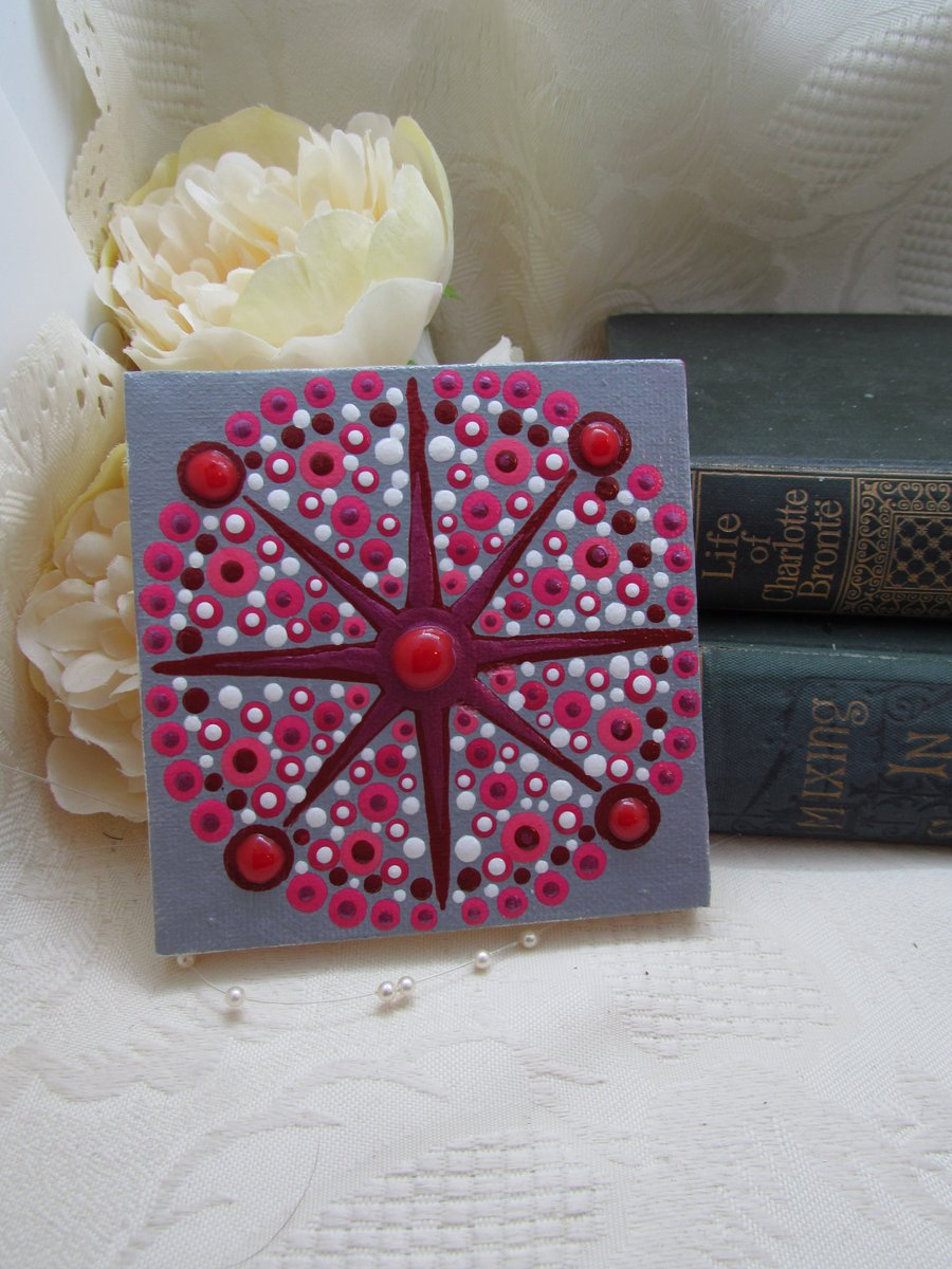 LodgeCrafts's tweet photo. Mandala Dot Art Refrigerator Magnet: Hand-Painted Gift #etsygifts #handcrafted #mandala https://t.co/T2KW8sJN9X