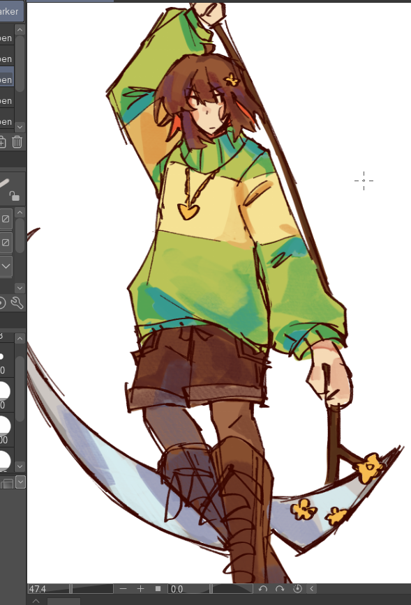 wiltlilies's tweet photo. scythe charas oomf requested #undertale https://t.co/JMfIxjKIkZ