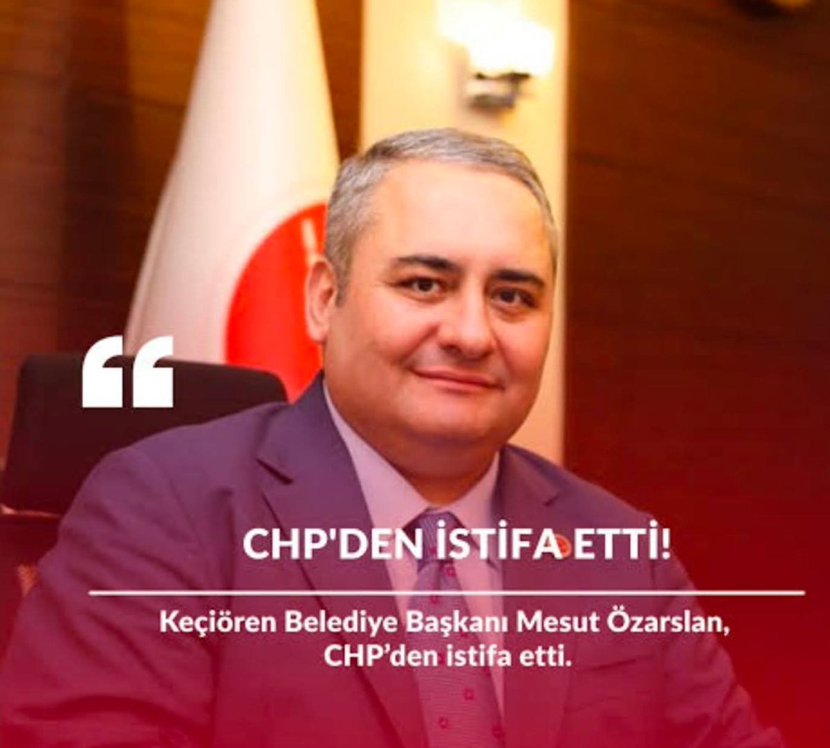 Keçiören Belediye Başkanlığı görevinden de istifa etmesi gerekir. CHP oyları ile o koltukta oturmamalı..

Utanma duygusu olmayınca kişide..