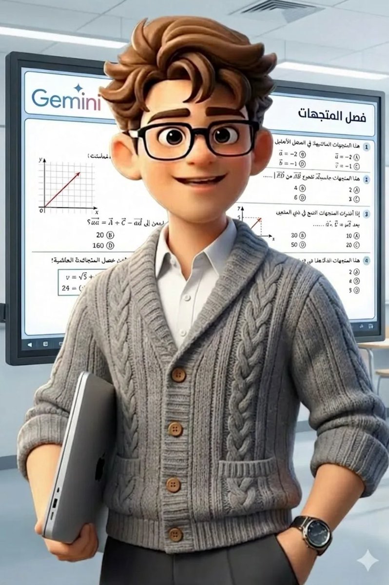 fwl_mak's tweet photo. ✨ هل جربت تسوي اختبار تفاعلي بطريقه سريعة وبثواني 😮؟
باستخدام Gemini تقدر تصمم اختبار ذكي، ممتع، ويتفاعل مع جميع المواد  🤯

🧠 أسئلة ذكية
⚡ ردود فورية
🎯 تجربة ممتعة تزيد التفاعل

https://t.co/CL2PQnU38k

#الذكاء_الاصطناعي_في_التعليم 
#معلمين_معلمات 
#مساء_الخير https://t.co/aZMr80KxVM