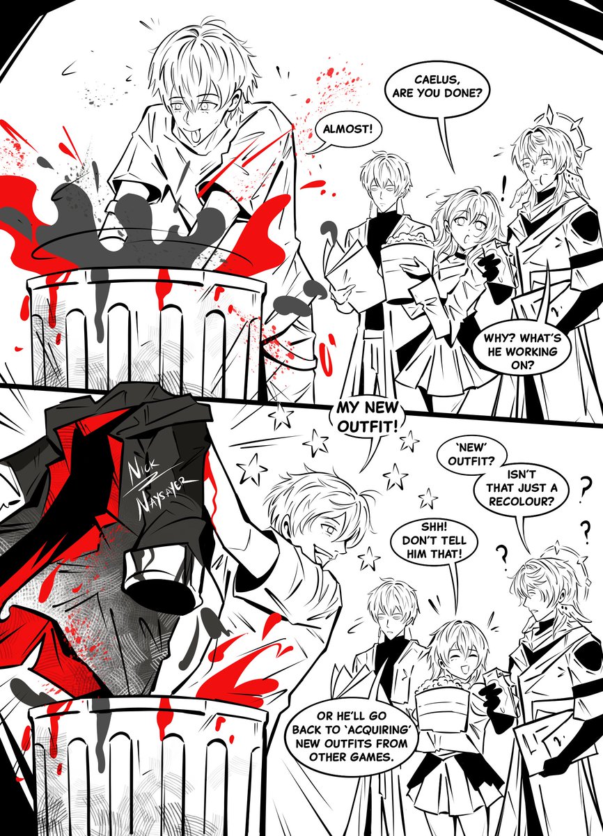 Trailblazer's new outfit ~

#HonkaiStarRail #planarcadia #Aha #ComicArt #fanart