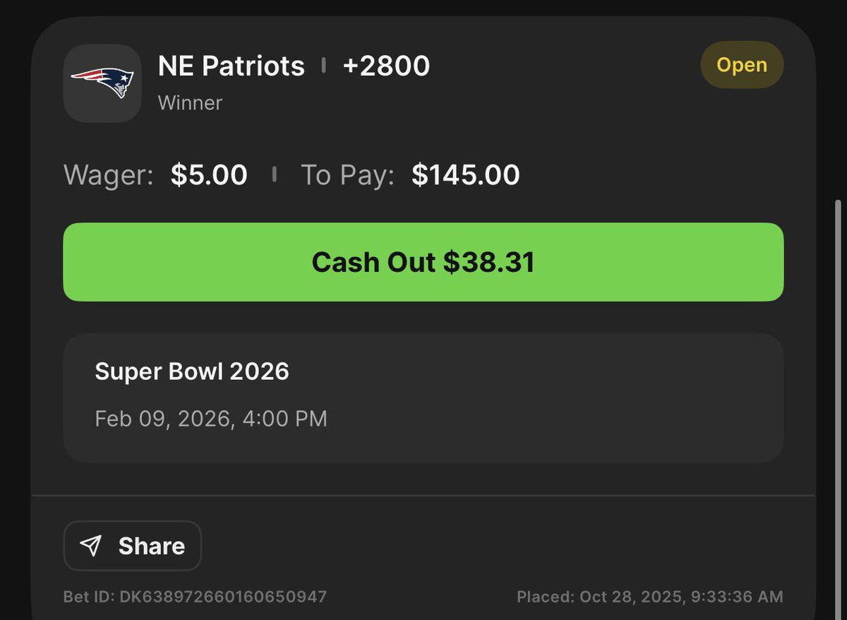 jhrobid's tweet photo. @DKSportsbook https://t.co/oX63wCBYWp