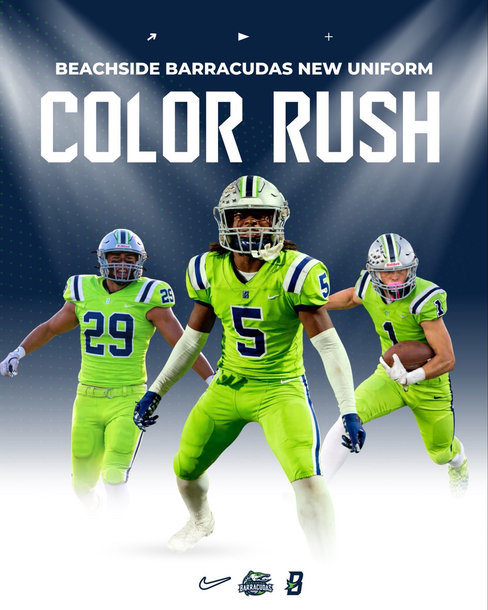 Beachside_FB's tweet image. COLOR RUSH HAS ENTERED THE CHAT ✅

Coming soon to the REEF! 💥

2026 season loading⏳

#BarracudaNation #BeachsideMade #LetsGetit