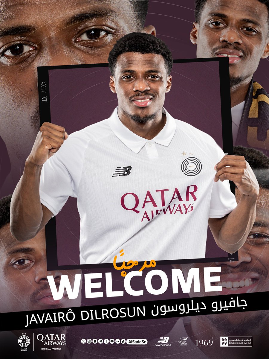 AlsaddSC's tweet image. رسمياً ✍️🏻 : الهولندي 🇳🇱 جافيرو ديلروسون لاعباً في صفوف الزعيم حتى نهاية الموسم 25-26. 

#السد | #AlSadd