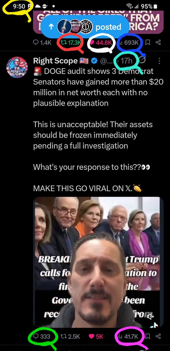 DeanDavis33's tweet image. 9️⃣5️⃣0️⃣ #NineFifty 
🐸1️⃣7️⃣ #Seventeen 
#WhatAreTheOdds 🪽
6️⃣9️⃣3️⃣ #SixNineThree 
4️⃣4️⃣8️⃣ #FourFourEight 
4️⃣1️⃣7️⃣ #FourOneSeven 
1️⃣7️⃣3️⃣ #OneSevenThree 
3️⃣3️⃣3️⃣ #ThreeThreeThree