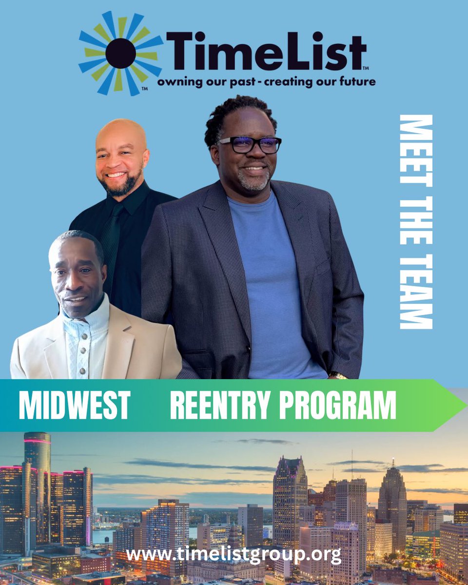 timelistgroup's tweet photo. 🚨 Big Congratulations to Our Midwest Team in Detroit! 🚨
[LaPeer, Fredrick &amp; Timothy]

This is a major milestone in our mission to expand support for the reentry population in the Midwest.
#Timelist #ReentrySupport #Detroit #SecondChances #CommunityLeadership https://t.co/RURh1fwb6H