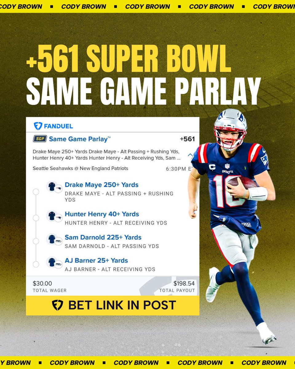 Cody Brown Bets tweet media