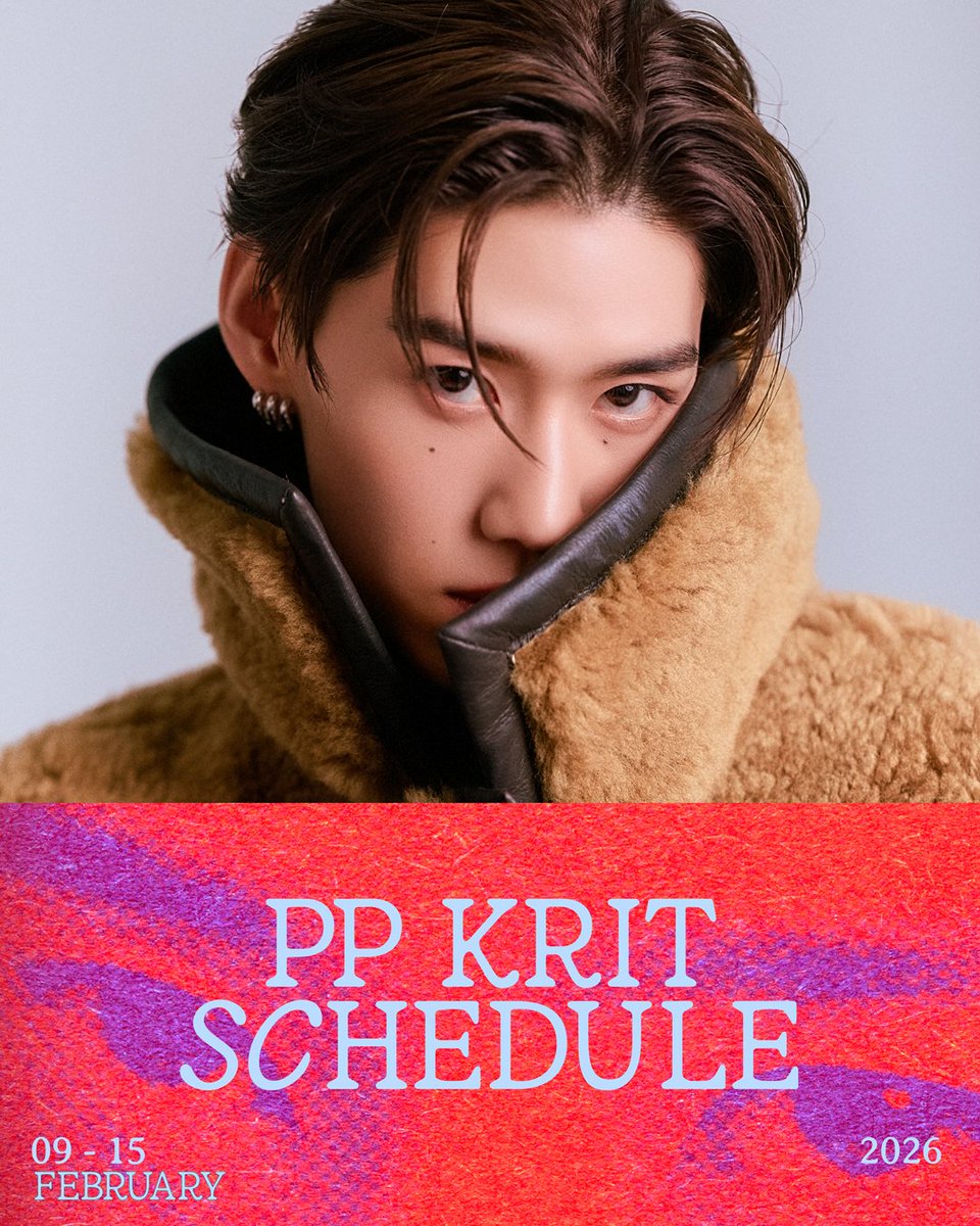 PPKrit_Ent's tweet photo. ตารางงาน 'พีพี กฤษฏ์' ประจำสัปดาห์
วันที่ 9 - 15 กุมภาพันธ์ 2569 

#PPKritEntertainment #PPKritt https://t.co/he94r5JPeE