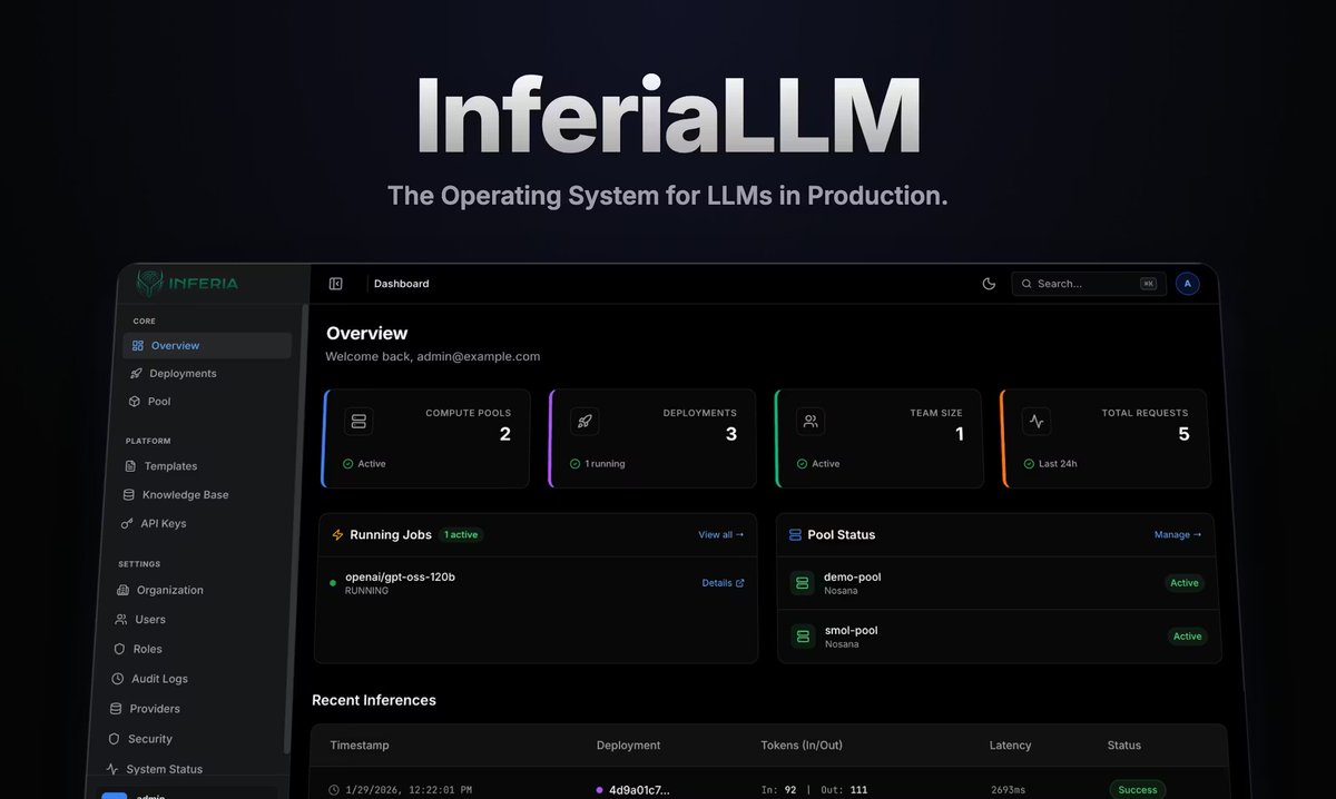 Inferia AI tweet media