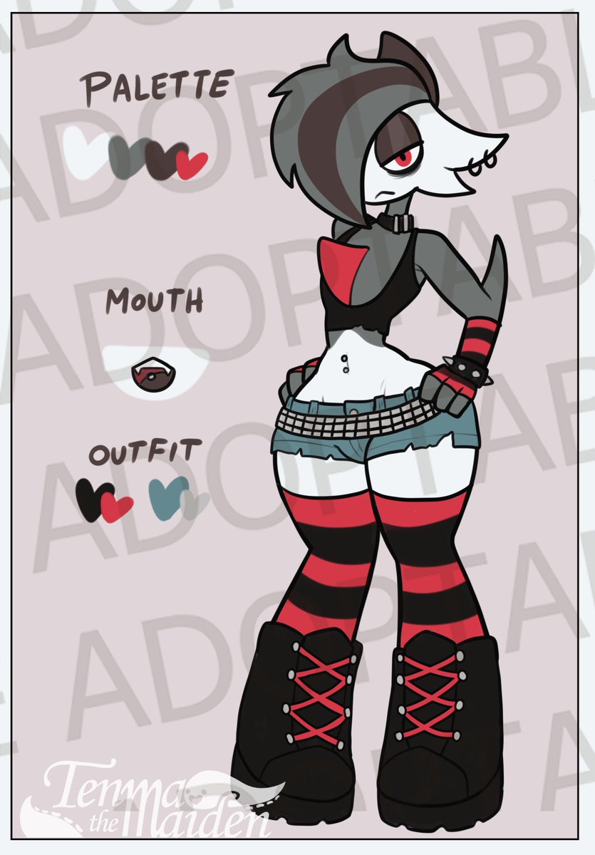 Alternative Gallade ADOPTABLE!!
Another adopt!! 
SB: 20 usd 
AB: 100 usd 
Bid here: ych.commishes.com/auction/show/5…