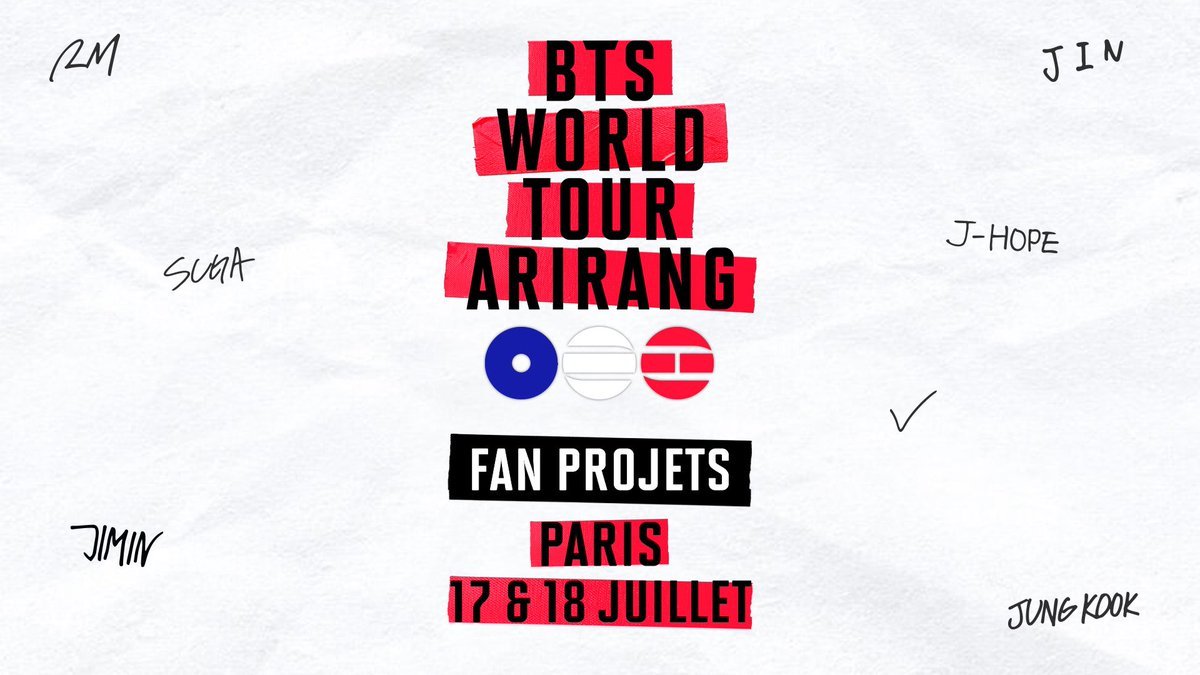 ARMYFRANCE_'s tweet image. [@BTS_twt x BTS ARIRANG WORLD TOUR]

EXPLICATION DES FANPROJECTS

ARMYs,

Nous avons pris le temps de lire vos retours et avons préparé une présentation claire et complète pour tout vous expliquer :

🔹Les projets choisis et leur logique
🔹Les alternatives étudiées (avec…
