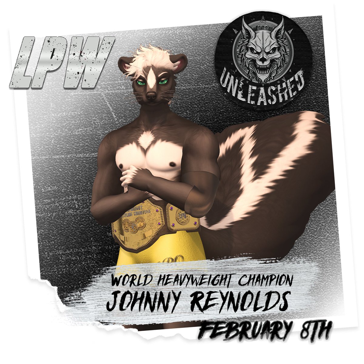 LPW Unleashed begins at 1pm SLT!
Starting off, we'll be hearing from Johnny Reynolds, our current World Heavyweight Champion!

LPW Arena: maps.secondlife.com/secondlife/Pou…

Follow LPW: linktr.ee/limitlessprowr…