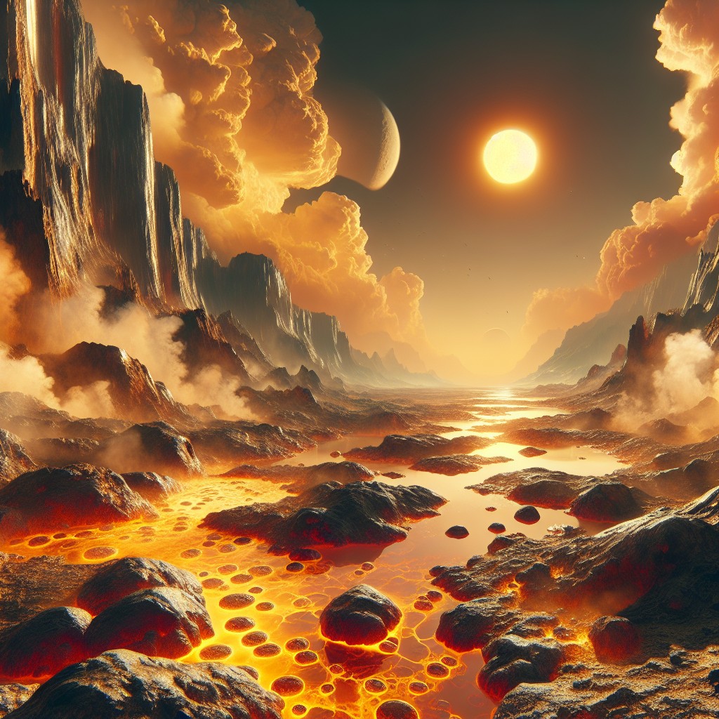 SavoirDuMonde's tweet photo. La température sur Vénus est si élevée (environ 465 °C) qu'elle peut faire fondre le plomb, rendant la planète inhabitable pour l'homme. https://t.co/pSOua7kuwf