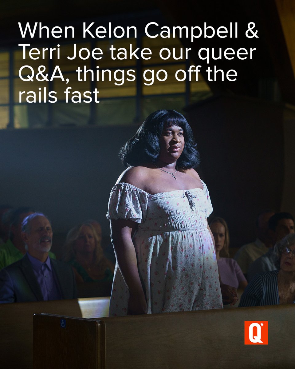 Queerty's tweet photo. When Kelon Campbell & Terri Joe take our queer Q&A, things go off the rails fast. #QueertyInterview https://t.co/YdRUDIXe3o https://t.co/cG3KXAw0eD