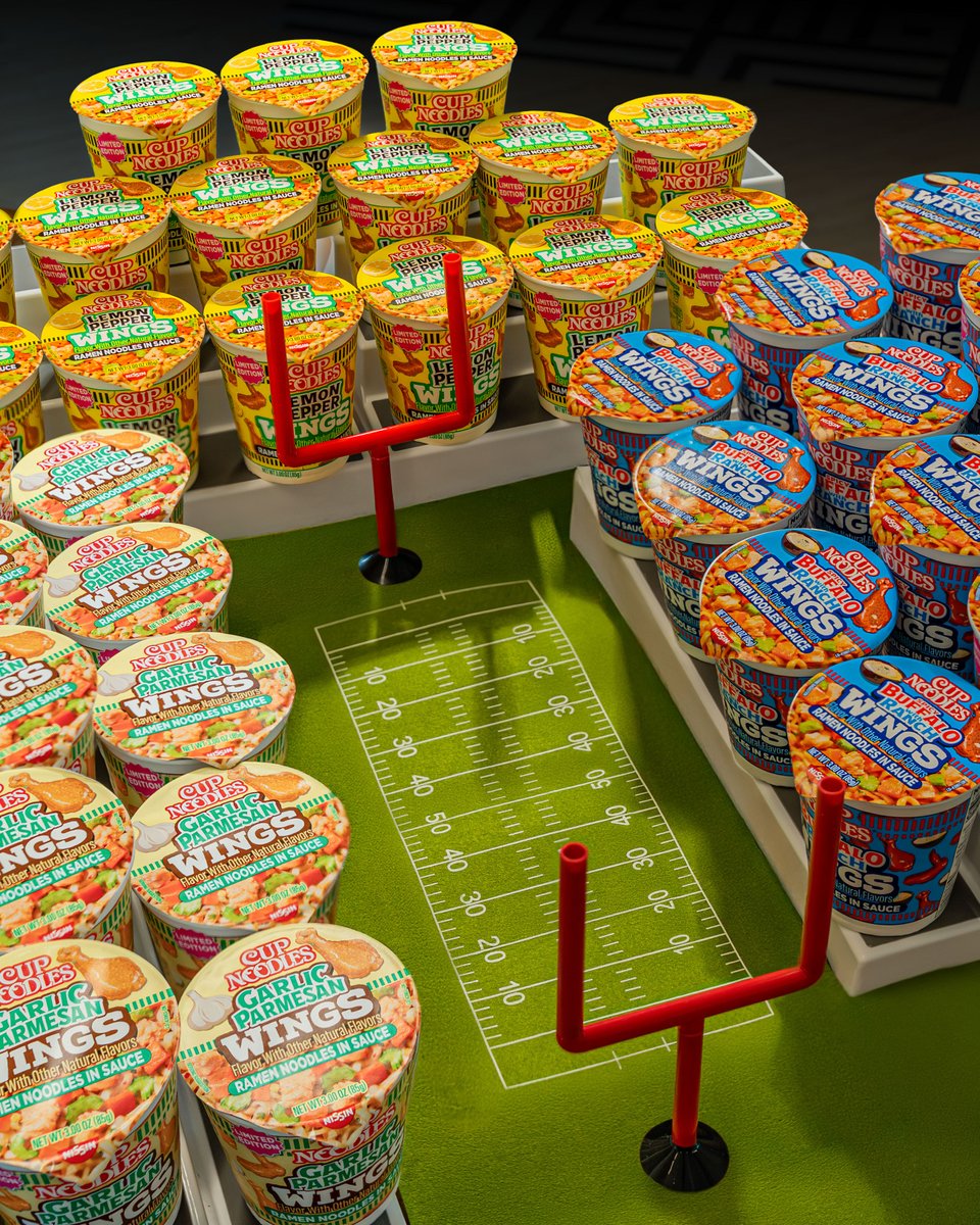 OrigCupNoodles's tweet photo. Which flavor will claim victory at your big game bash? https://t.co/40gHefSuc9