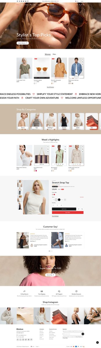 presslayouts's tweet photo. Gallery That Sells 🖼️
8+ product gallery layouts to showcase items perfectly. Engage customers and boost sales.
👉 See galleries: https://t.co/UCP63UKnve
#ProductGallery #eCommerce #WebDesign #Modave https://t.co/ESZVArhZn9
