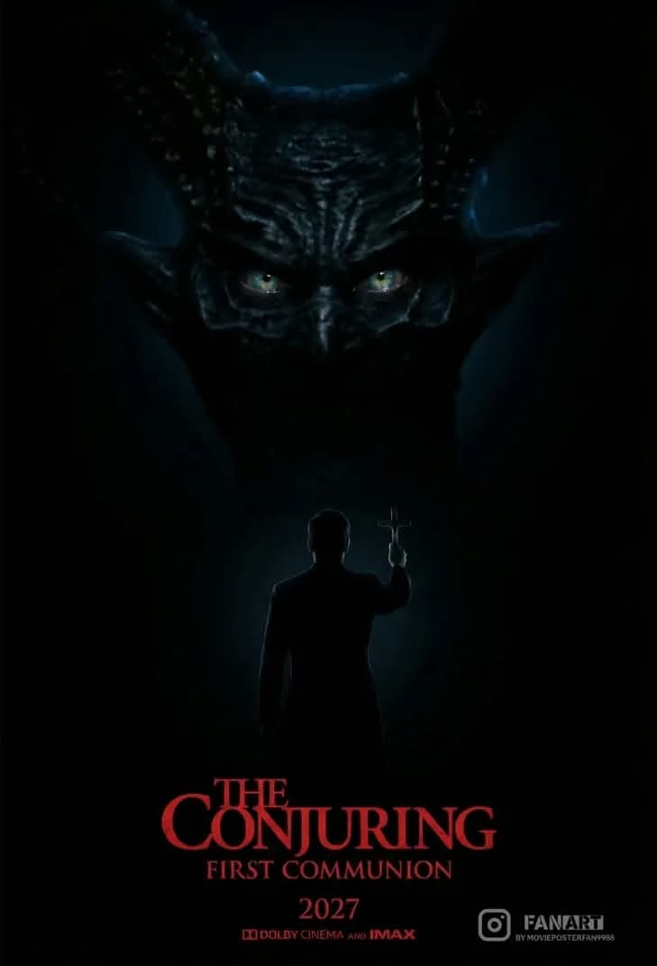 lana_drop's tweet photo. The Conjuring: First Communion is an upcoming horror prequel scheduled for theatrical release on September 10, 2027. #Theconjuringuniverse #TheConjuringfirstcommunion #theconjuringworld https://t.co/M7DpDp8jUT