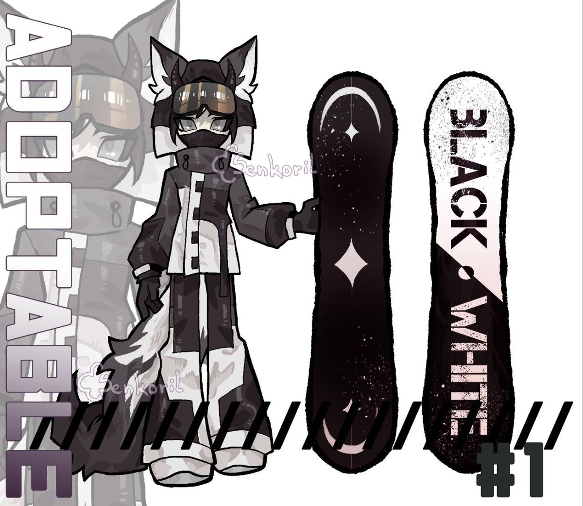 Senkoril's tweet photo. Okay, sorry I haven't posted anything in a while, I'm mainly looking for ways to make money and I draw adoptables, I don't know how you like this kind of content https://t.co/frMfbJDndY