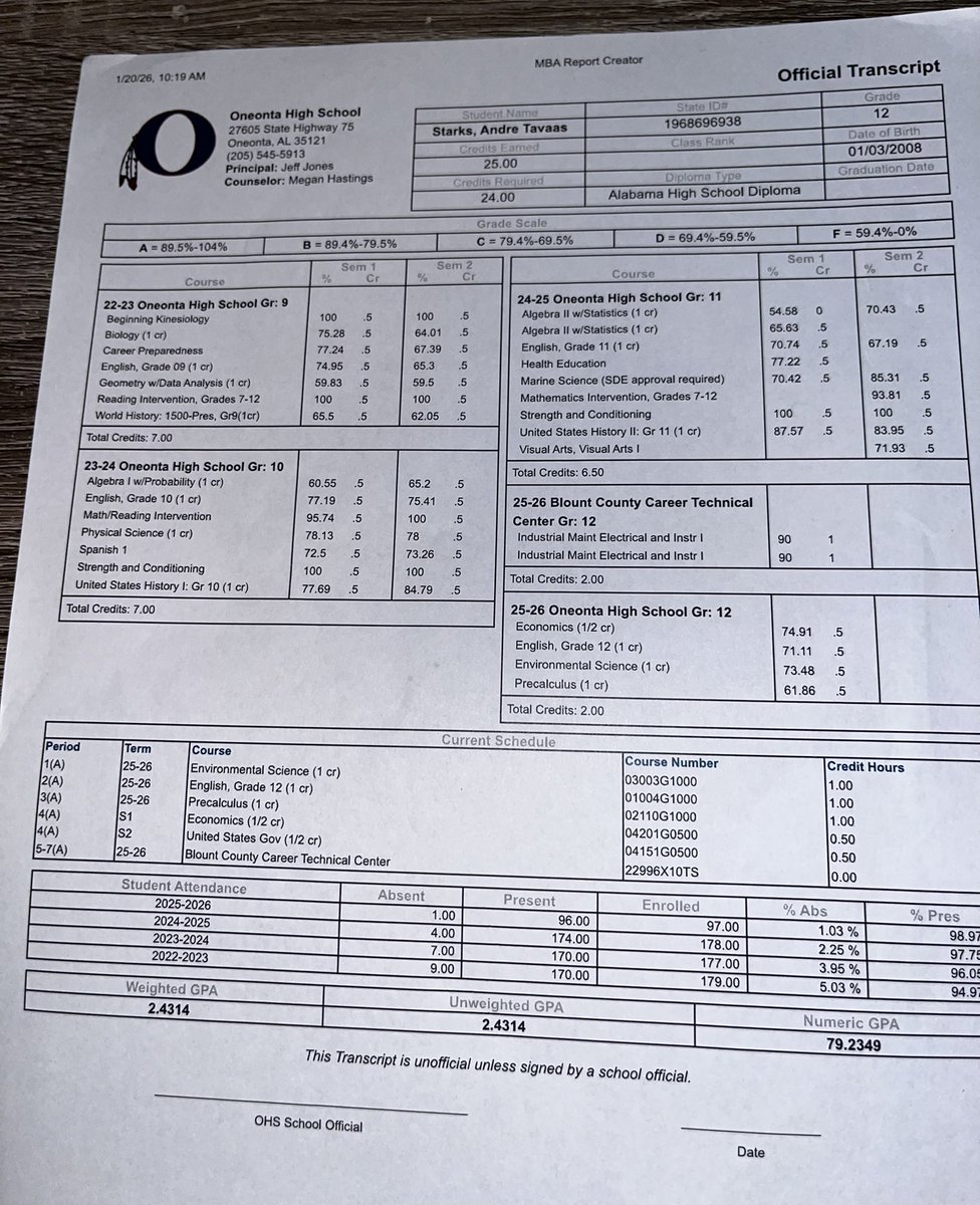 Andre starks 2026 (OLB/LB/FB)⭐️ tweet media