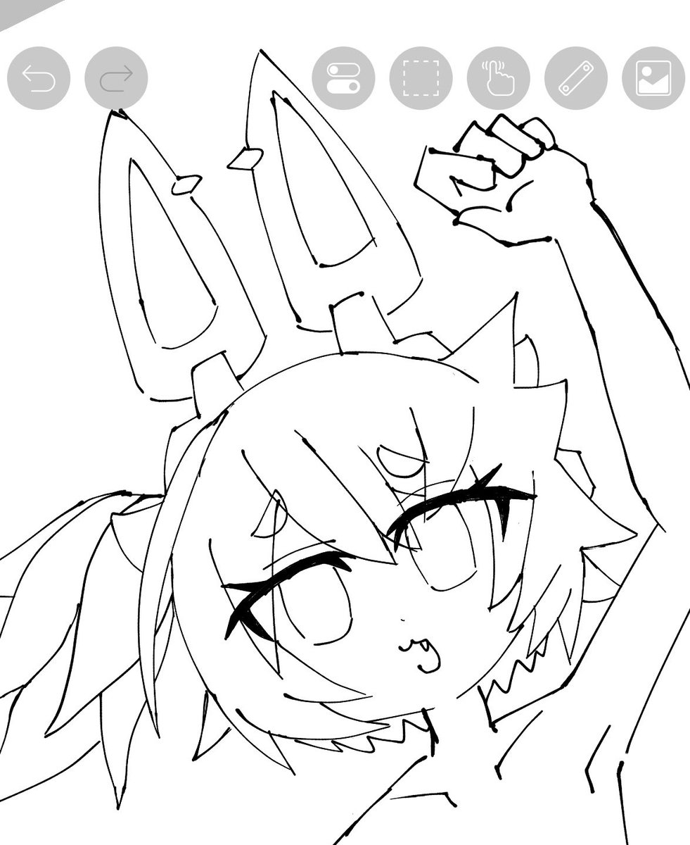 2月9日なので全然関係ないおえかきしてる