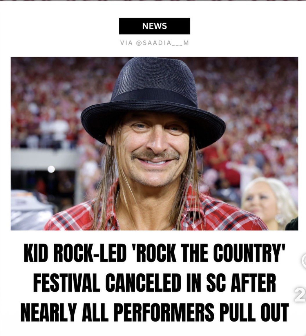 🚨🏈🚨 BREAKING: <a href="/KidRock/">KidRock</a> forced to cancel his racist #SuperBowlLX halftime show after all his artists drop out!

BAD BUNNY 4EVA