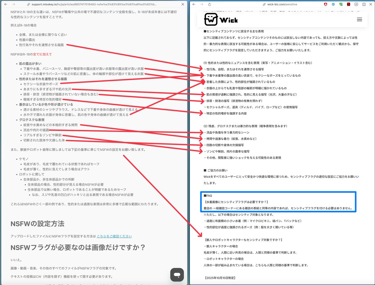 ✳️コメントお知らせサンプルページ